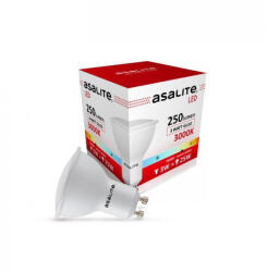 Asalite LED fényforrás, ASALITE, GU10, 3 W, 3000 K, 250 lm, LED spot izzó