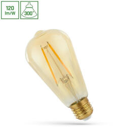 spectrumLED Retro LED fényforrás, E27, 2W, 240lm, 2400K, Spectrum LED Retroshine COG