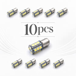 Carguard CLD311 BAY15D LED féklámpa, 12V, 5W, 290lm, 18 LED 10db/csomag, gépjárművek fékjelzéséhez, 12 V-os kivitel, járművilágítási használatra (CLD311)