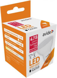 Avide LED Spot Alu+plastic 7W GU10 110° NW 4000K