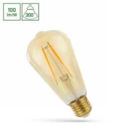 spectrumLED Retro LED Fényforrás, E27, 5W, ST58, 490lm, 2400K, Spectrum LED Retroshine COG