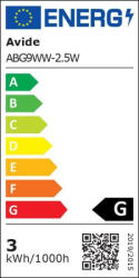 Avide LED G9 2, 5W, 3000K, 180lm