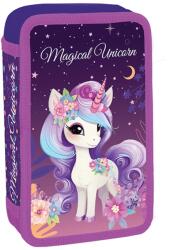 S-Cool Penar echipat cu 2 fermoare S-COOL SC3278, 29 piese, Magical unicorn (SC3278) Penar