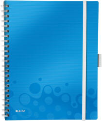 Leitz Caiet Birou Spira A4 Ar Albastru Metalizat Be Mobile Wow Leitz (lz46450036)