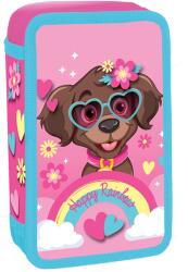 S-Cool Penar echipat cu 2 fermoare S-COOL SC3277, 29 piese, Happy Rainbow (SC3277) Penar