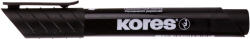 Kores Marker permanent negru varf rotund 3mm Kores - Set 12 (KO20930)