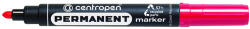 Centropen Marker permanent rosu varf rotund 2.5mm 8566 Centropen - Set 10 (CE856603)