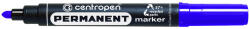 Centropen Marker permanent albastru varf rotund 2.5mm 8566 Centropen - Set 10 (CE856602)