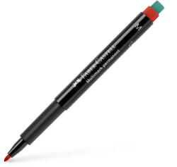 Faber-Castell Marker permanent rosu m multimark Faber-castell - Set 10 (FC152521)