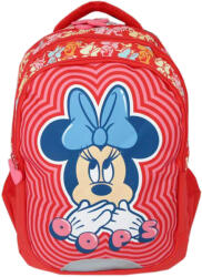 Pigna Ghiozdan clasa 0 PIGNA OOPS, 3 fermoare, Rosu, motiv Minnie Mouse (MNRS2233-1)