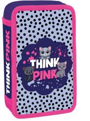 S-Cool Penar echipat cu 2 fermoare S-COOL SC3276, 29 piese, Think Pink (SC3276) Penar