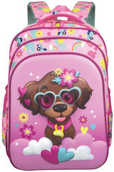 S-Cool Ghiozdan scoala 3D ergonomic S-COOL SC3323, 43 x 30 x 22 cm, Motiv Happy rainbow (SC3323)