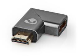 Nedis CVTB34904GY HDMI átalakító adapter, aranyozott, jobbra hajlított, pipa, alumínium borítás