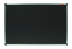 Memoboards Tabla creta si magnetica 120*1240 cm cu rama de alumiu MEMOBOARDS, Neagra (TMC2412ALC)