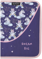 Herlitz Penar neechipat cu 1 fermoar si o clapa Herlitz 400211233, Motiv Dream big (400211233) Penar