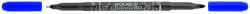 Centropen Marker cd 2 capete albastru 0.6/2.5mm 3616 Centropen - Set 10 (CE361602)