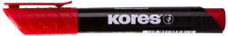 Kores Marker permanent rosu varf rotund 3mm Kores - Set 12 (KO20937)