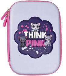 S-Cool Penar neechipat 3D S-COOL SC3307, 1 fermoar, 22.5 x 15.5 x 6 cm, Motiv Think pink (SC3307) Penar