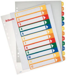 Esselte Separatoare Index Plastic 1-5 Imprimabil Esselte (es100214)