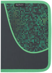Herlitz Penar neechipat cu 1 fermoar si o clapa Herlitz 400211231, Motiv Pixel hero (400211231) Penar