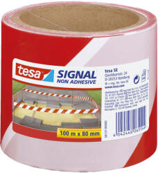 tesa Banda Non Adeziva Avertizare Rosu/alb 100m 80mm Tesa (ts581370)