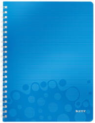 Leitz Caiet birou spira a4 ar albastru metalizat wow leitz (LZ46380036)