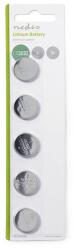Nedis BALCR20325BL 3V lítium gombelem CR2032, 5db/csomag