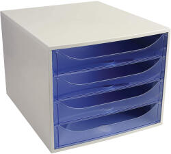 Exacompta Cabinet 4 sertare gri/albastru exacompta (EX2286104D)