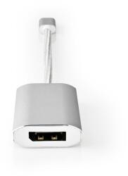 Nedis CCTB64480AL02 USB C (USB-C) - Displayport adapter, aranyozott csatlakozók, USB3.2 Gen 1, 4K@60Hz, 20 cm