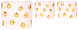  Kerámiakaspó "Smiley" kaspó átmérője kb. 6 cm