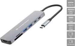 Conceptronic Statie de andocare 7-in-1 Conceptronic DONN28G USB-C 2xUSB-A HDMI (donn28g)