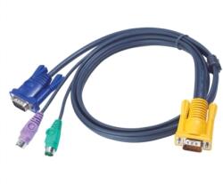 ATEN Cablu KVM Aten 2L-5210P, VGA - PS/2 - SPHD-15, 10 m, Blue (2L-5210P)