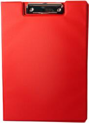 Optima - Clasic & Premium Clipboard dublu A4, plastifiat PP, Optima - rosu (OP-501070207)