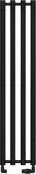 Radox Radiators Kolona W Round calorifer de baie decorativ 120x26 cm negru RX-KLO. 002T. 1200.4 (RXKLO002T12004)