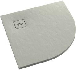 Schedline Protos Cement Stone cădiță de duș semirotundă 90x90 cm ciment 3SP. P1O-9090/CT/ST-M1/CT/ST (3SPP1O9090CTSTM1CTST)