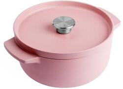 KitchenAid Oala din fonta KitchenAid 3, 3L, roz, cu manere laterale (CC007430-001)
