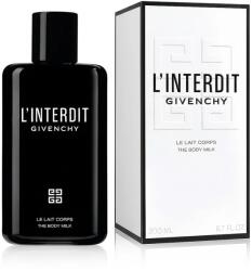 Givenchy L'Interdit Eau de Parfum Testápoló tej nőknek 200 ml