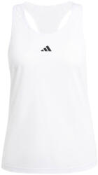 adidas Maiou pentru femei Workout Essentials Minimal Branding Racerback Tank Top White XS
