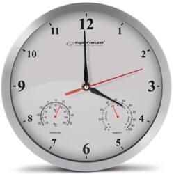 Esperanza EHC008W Mechanical Wall Clock, Round, White
