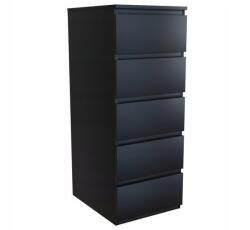 Topeshop W5 CZERŃ chest of drawers Comoda