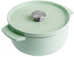 KitchenAid Oala din fonta KitchenAid 3.3L, verde fistic, cu manere laterale (CC007433-001)