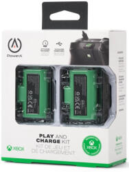  Powera Play and Charge Kit Black Green S pentru XBOX SERIES X