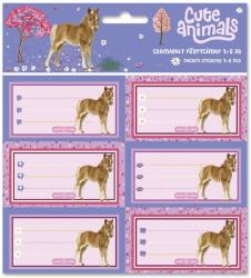 Ars Una Füzetcímke ARS UNA 18 darabos Cute Animals-Horse 53835260 (53835260)