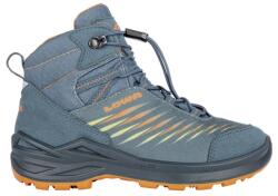 Lowa Bocanci Drumetie Copii Lowa Zirrox II GTX Mid Petrol/Mango (641129-7436)