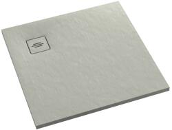 Schedline Protos Cement Stone négyzet alakú zuhanytálca 80x80 cm cement 3SP. P1K-8080/CT/ST-M1/CT/ST (3SPP1K8080CTSTM1CTST)
