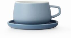 VIVA Чаша за чай с подложна чинийка VIVA Classic Hazy Blue 250ml, порцелан (1006997) - topmarket