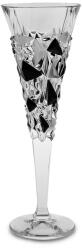 Bohemia 1845 Чаша за шампанско Bohemia 1845 Glacier Matt Fond and Black Lister 200ml, 6 броя (1005770) - topmarket