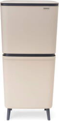 Brabantia Кош за смет за разделно събиране Brabantia SortUp Hi 20+10+10L, Soft Beige