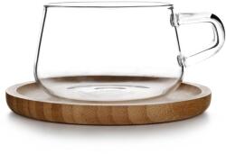 VIVA Чаша за чай с бамбукова подложна чинийка VIVA Classic 250ml (1006992) - topmarket