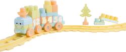 Dolu Set de constructii cu trenulet - 36 piese (pastel) (D5220) - ookee